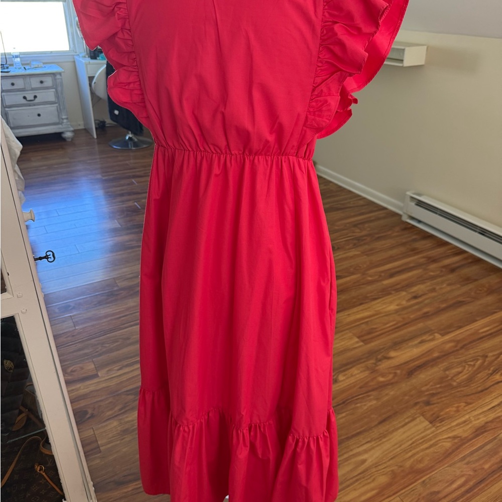 Abercrombie & Fitch Vibrant Red Dress